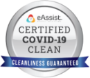 Easist certified covid-19 cleaning guarantee.